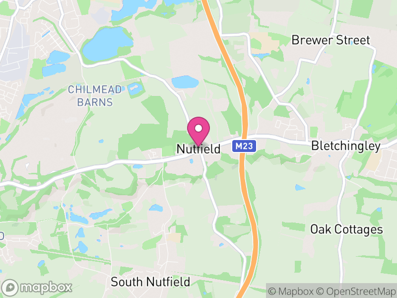 Map of Nutfield, Tandridge