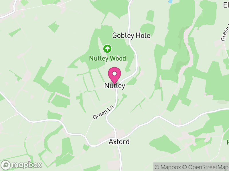 Map of Nutley, Basingstoke and Deane