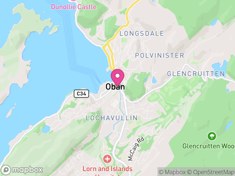 Map of Oban