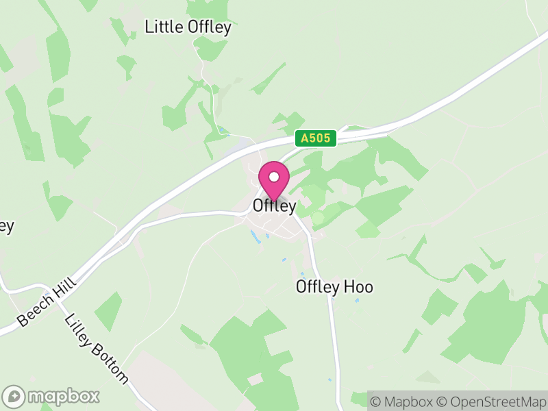 Map of Offley, North Hertfordshire