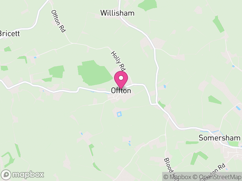 Map of Offton, Mid Suffolk