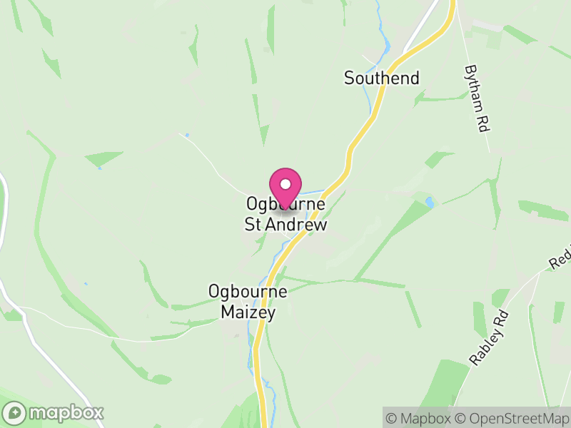 Map of Ogbourne St. Andrew, Wiltshire