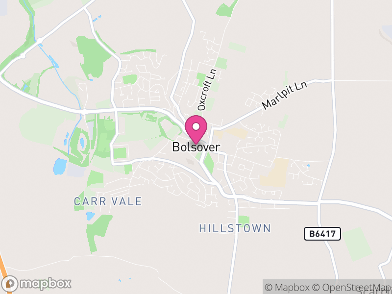 Map of Old Bolsover, Bolsover