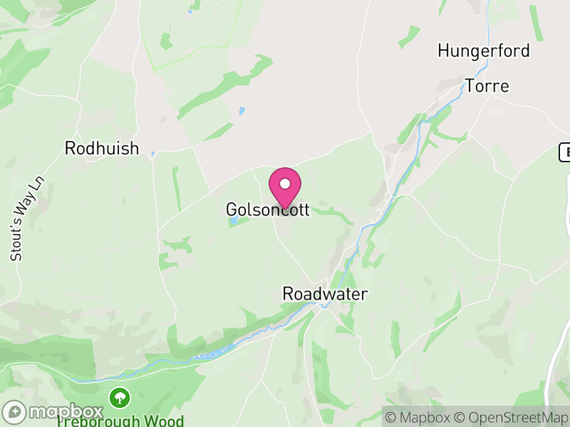 Map of Old Cleeve, Somerset