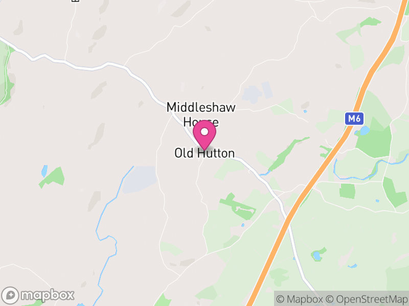 Map of Old Hutton and Holmescales, Westmorland and Furness