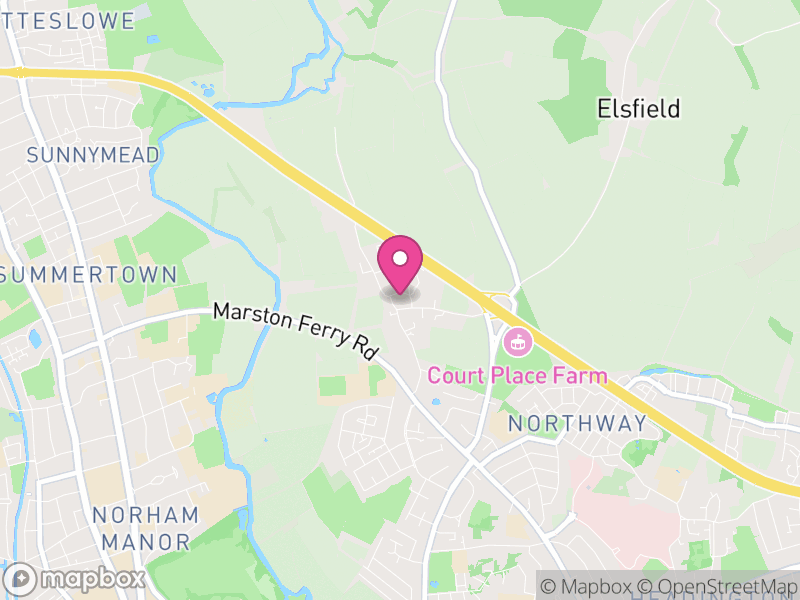 Map of Old Marston, Oxford