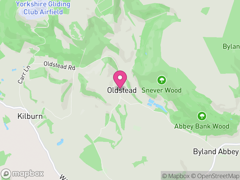 Map of Oldstead, North Yorkshire
