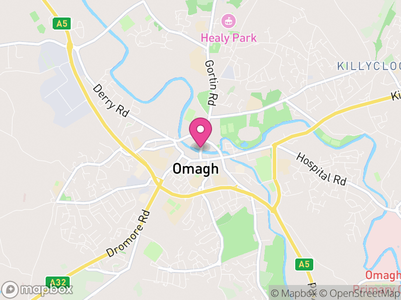 Map of Omagh