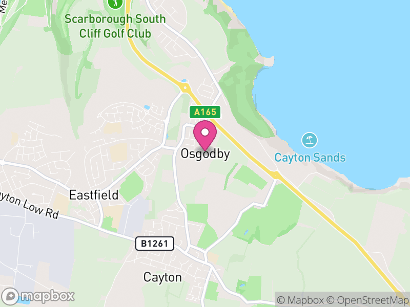 Map of Osgodby, North Yorkshire