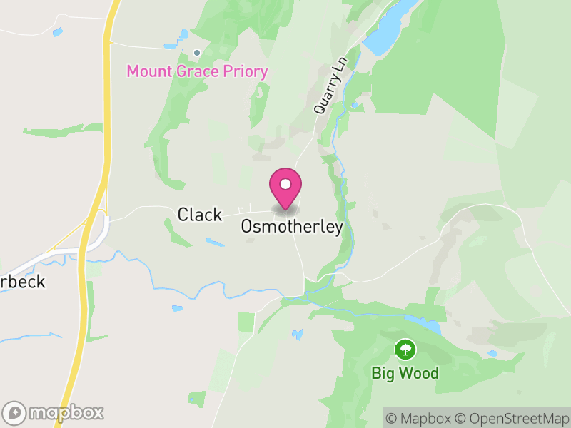 Map of Osmotherley, North Yorkshire