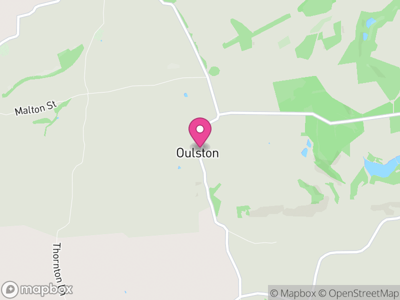 Map of Oulston, North Yorkshire