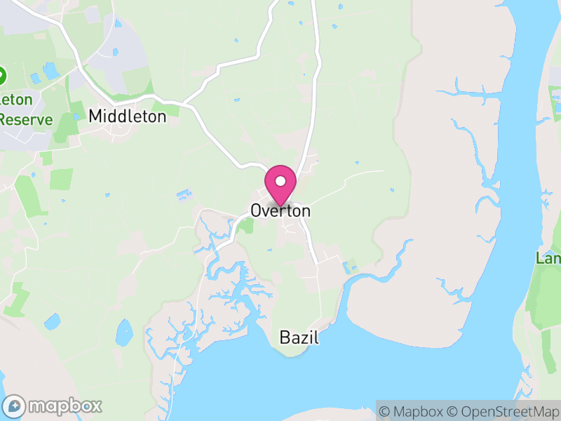 Map of Overton, Lancaster