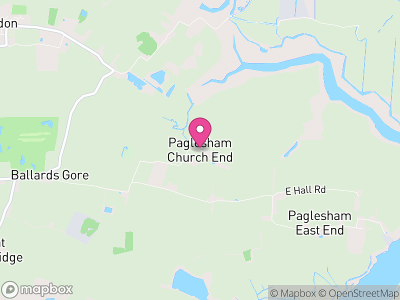 Map of Paglesham, Rochford