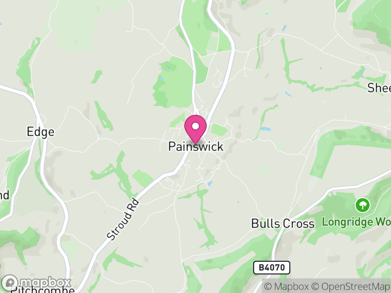 Map of Painswick, Stroud