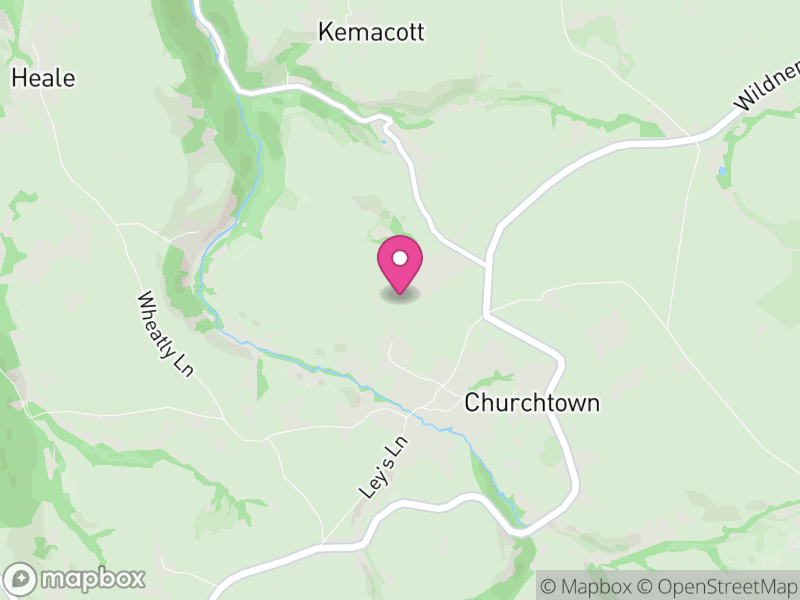 Map of Parracombe, North Devon