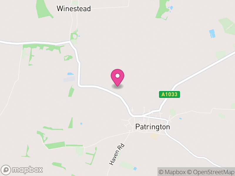 Map of Patrington, East Riding of Yorkshire