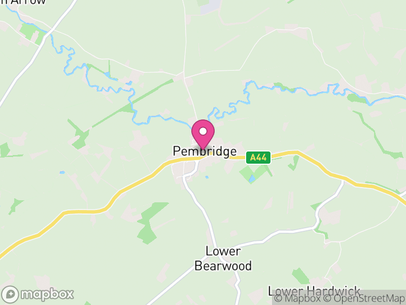 Map of Pembridge, Herefordshire