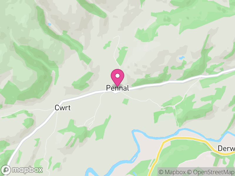 Map of Pennal, Gwynedd