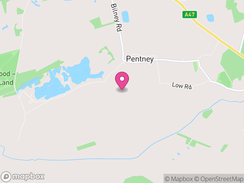 Map of Pentney, King's Lynn and West Norfolk