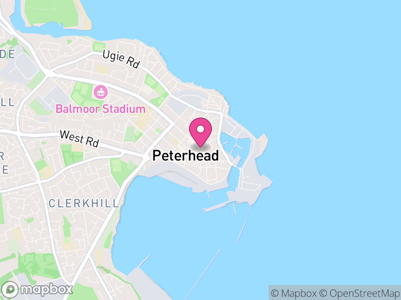 Map of Peterhead
