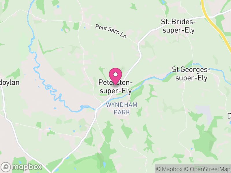Map of Peterston-super-Ely, Vale of Glamorgan