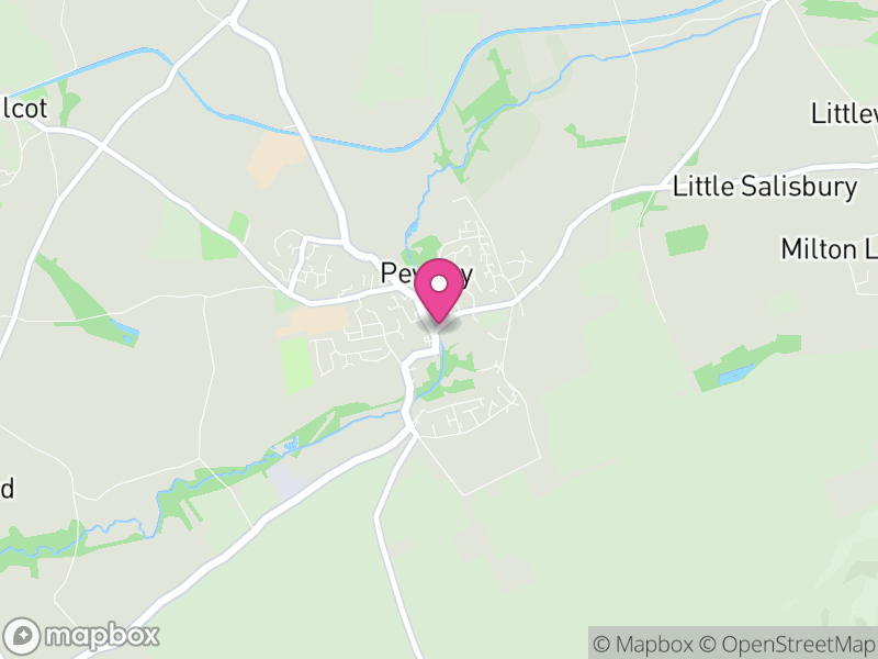 Map of Pewsey, Wiltshire