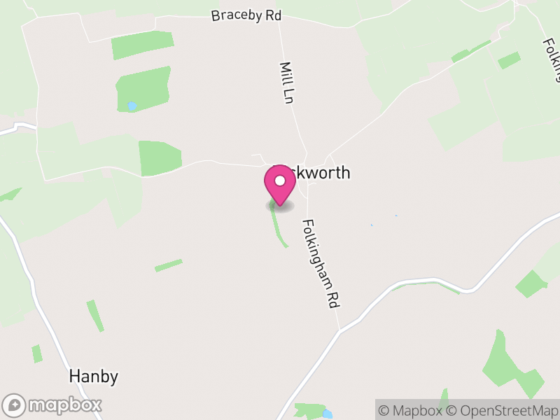 Map of Pickworth, South Kesteven