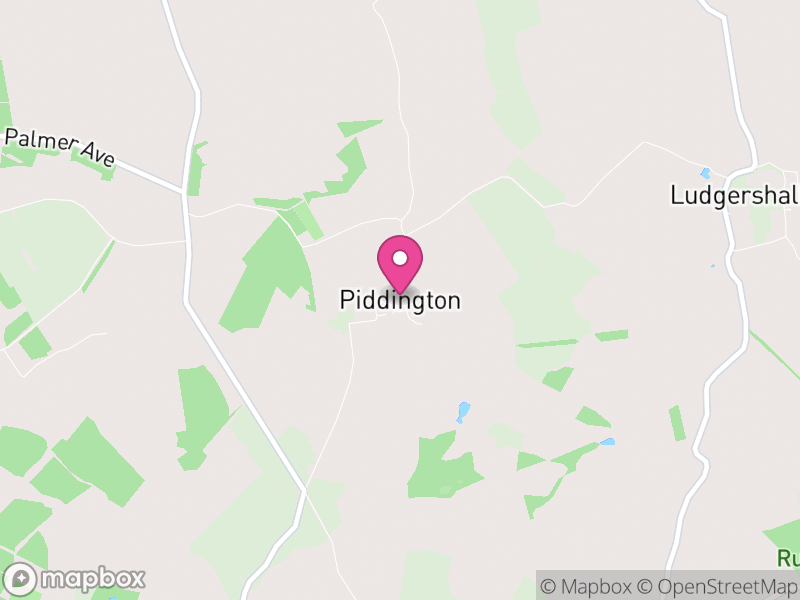Map of Piddington, Cherwell