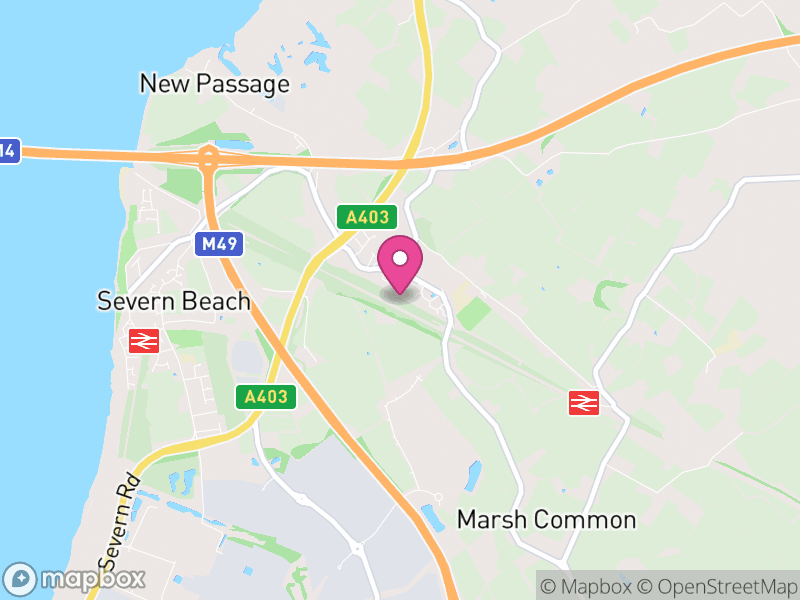 Map of Pilning and Severn Beach, South Gloucestershire