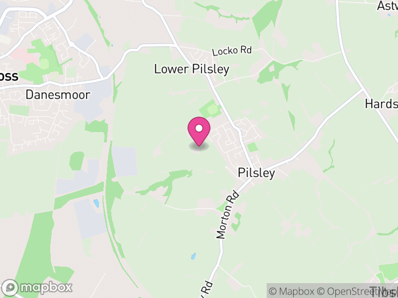 Map of Pilsley, North East Derbyshire