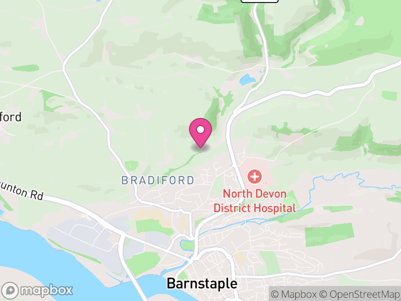 Map of Pilton West, North Devon