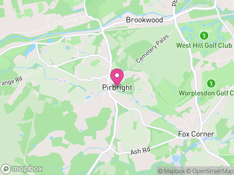 Map of Pirbright, Guildford