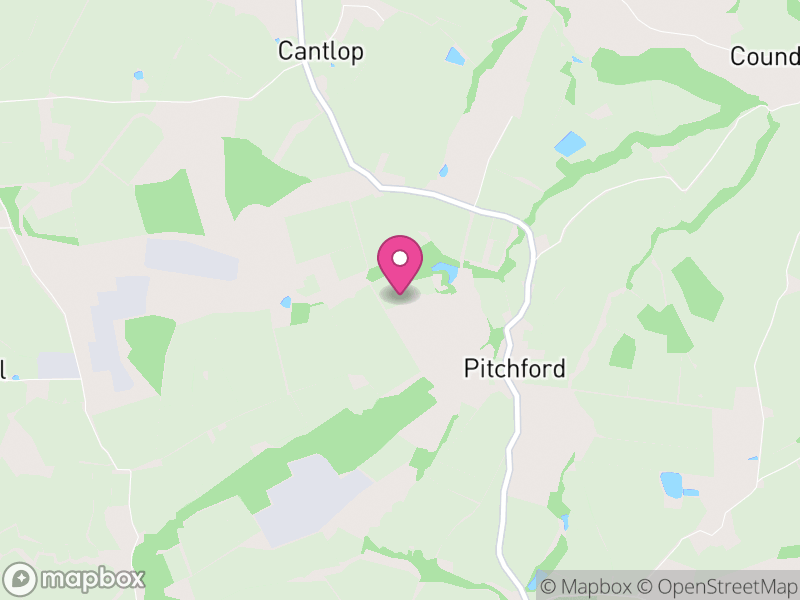 Map of Pitchford, England