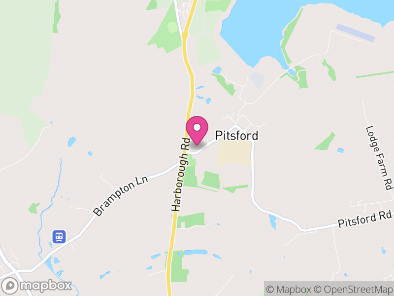 Map of Pitsford, West Northamptonshire