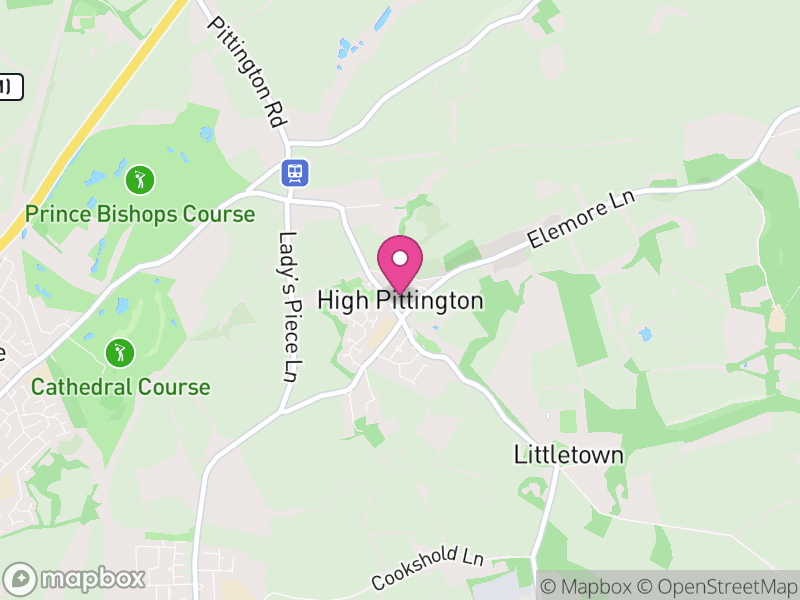 Map of Pittington, County Durham