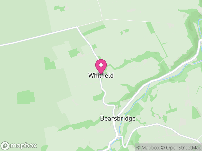 Map of Plenmeller with Whitfield, Northumberland