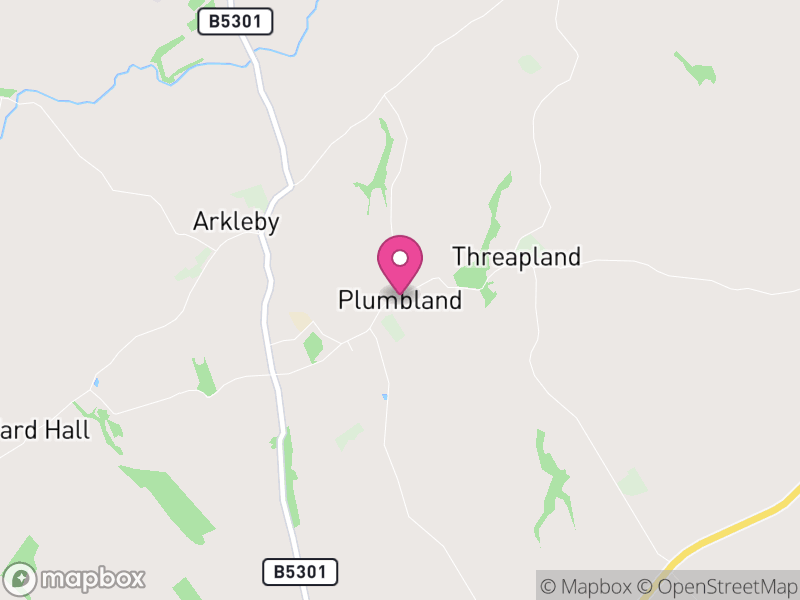 Map of Plumbland, Cumberland