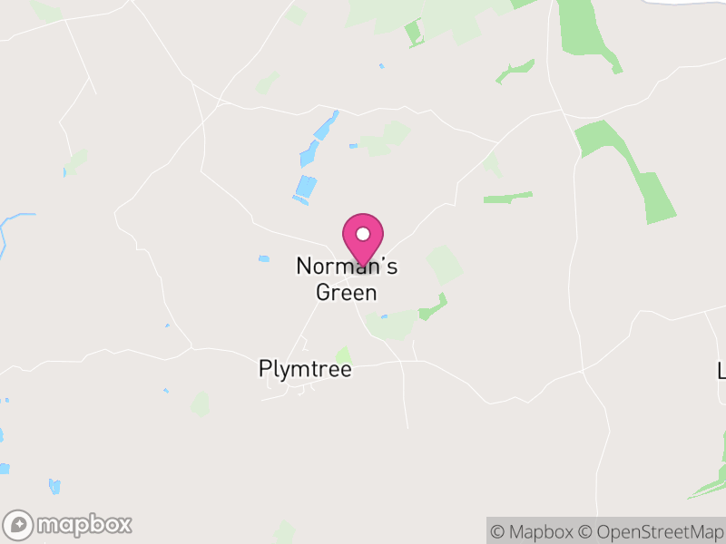 Map of Plymtree, East Devon