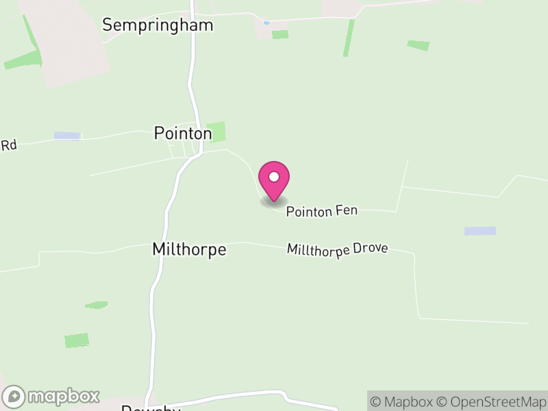 Map of Pointon and Sempringham, South Kesteven