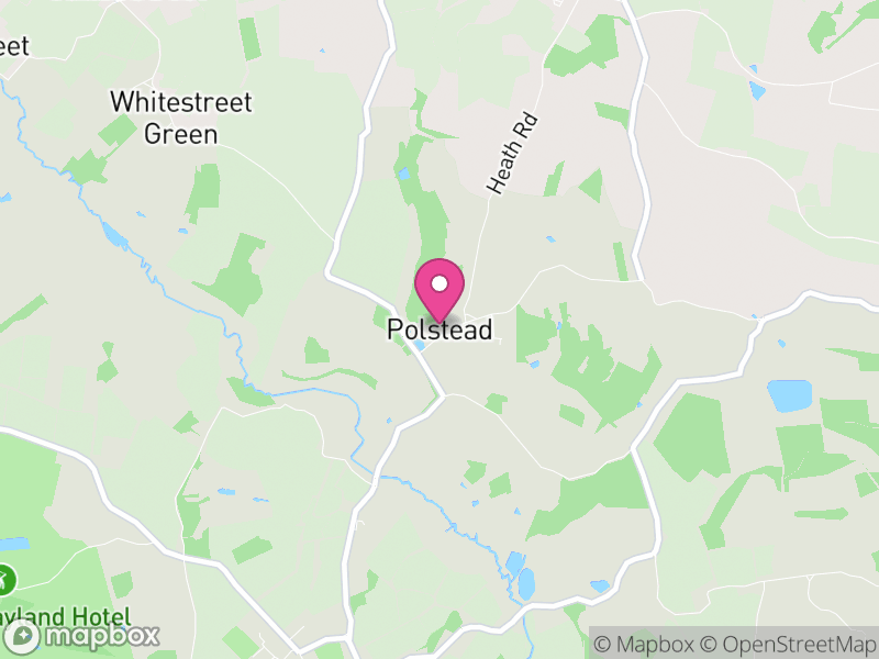 Map of Polstead, Babergh