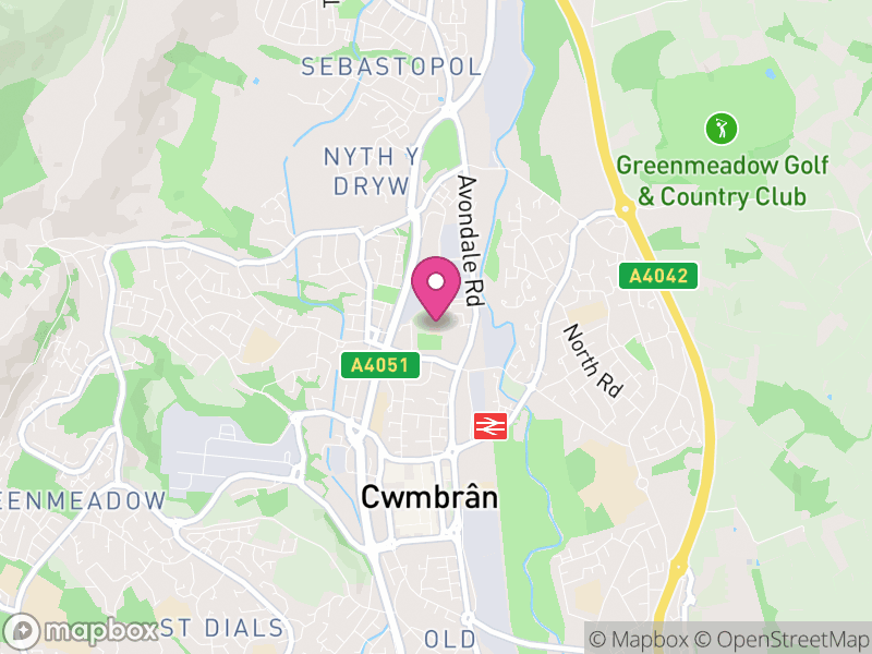 Map of Pontnewydd, Torfaen