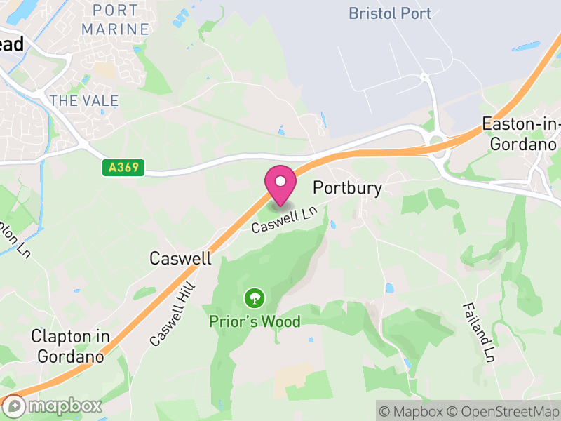 Map of Portbury, North Somerset