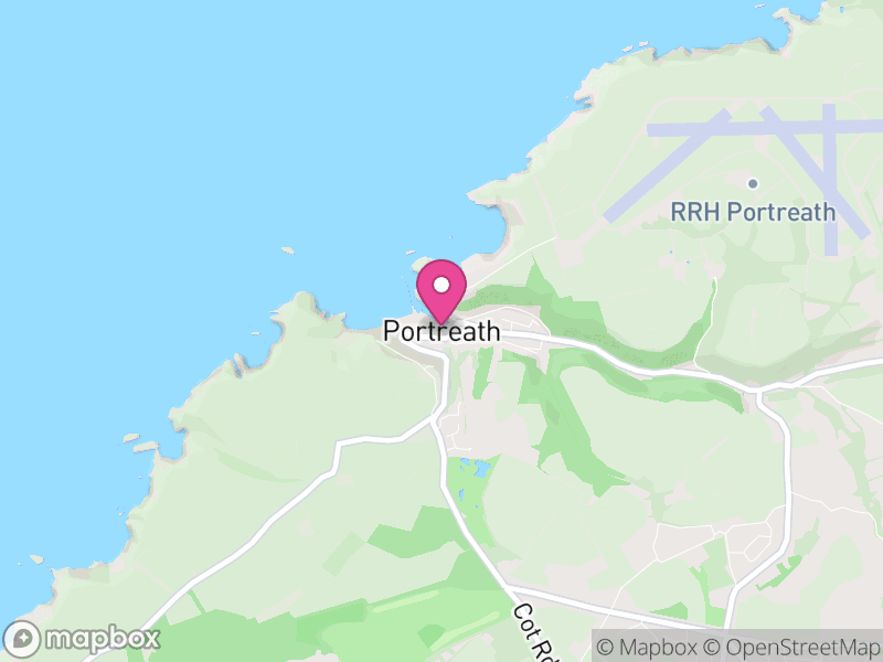 Map of Portreath, Cornwall