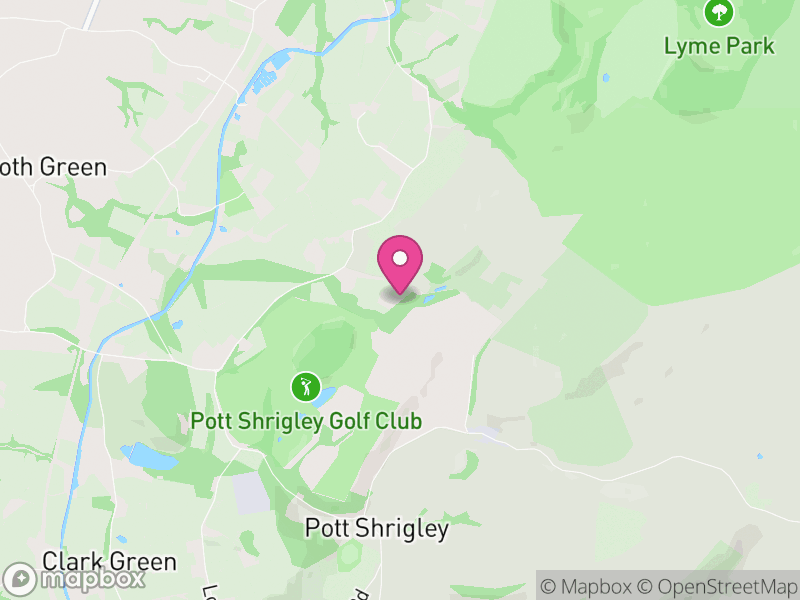 Map of Pott Shrigley, Cheshire East
