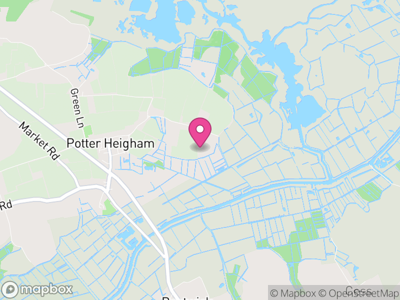 Map of Potter Heigham, North Norfolk
