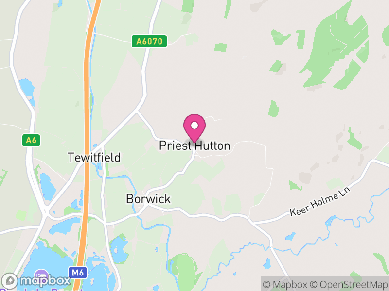 Map of Priest Hutton, Lancaster