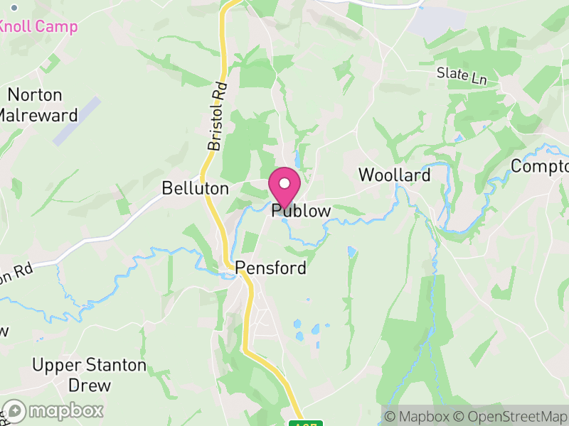 Map of Publow, Bath and North East Somerset