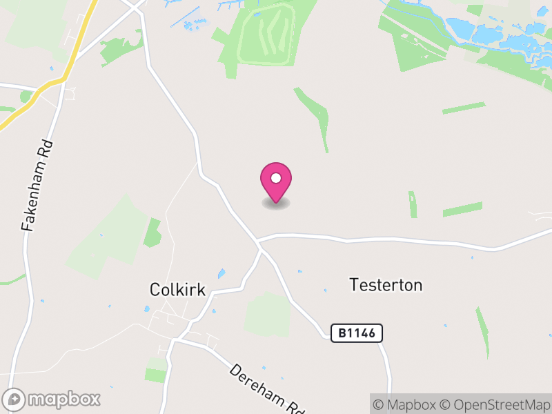 Map of Pudding Norton, North Norfolk