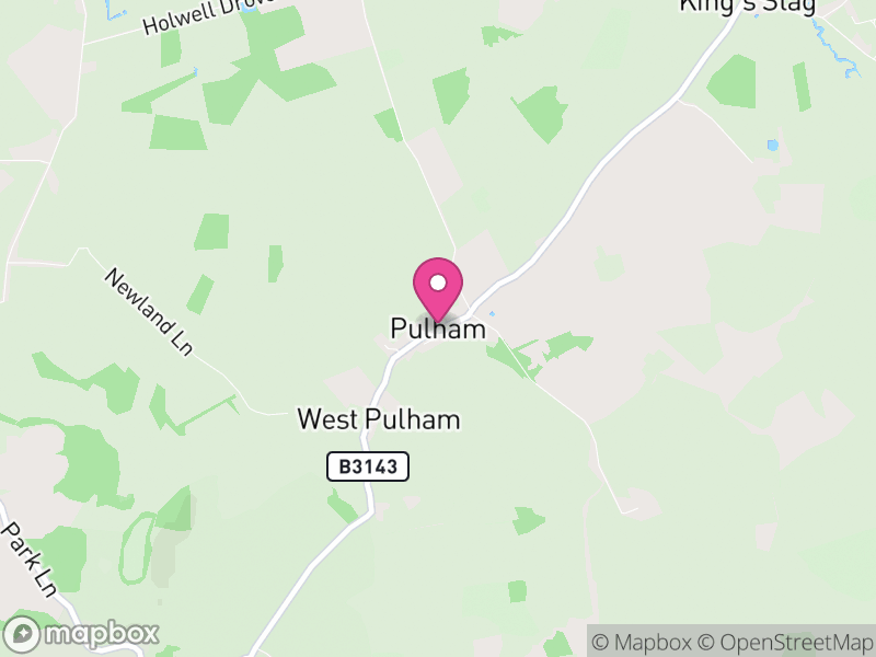 Map of Pulham, Dorset