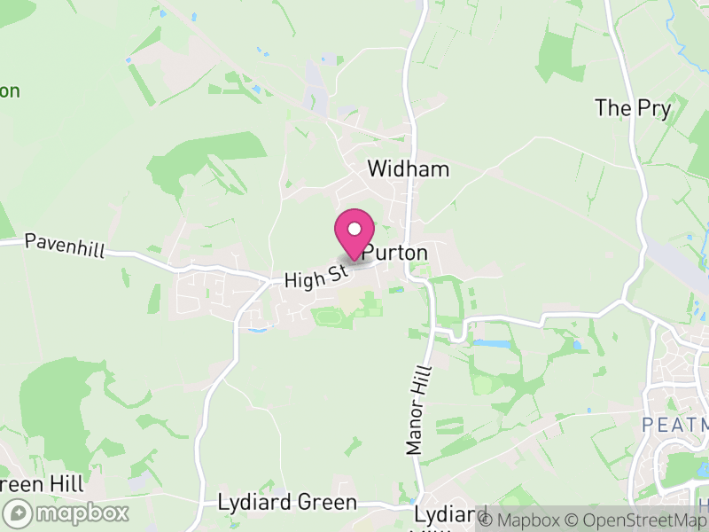 Map of Purton, Wiltshire